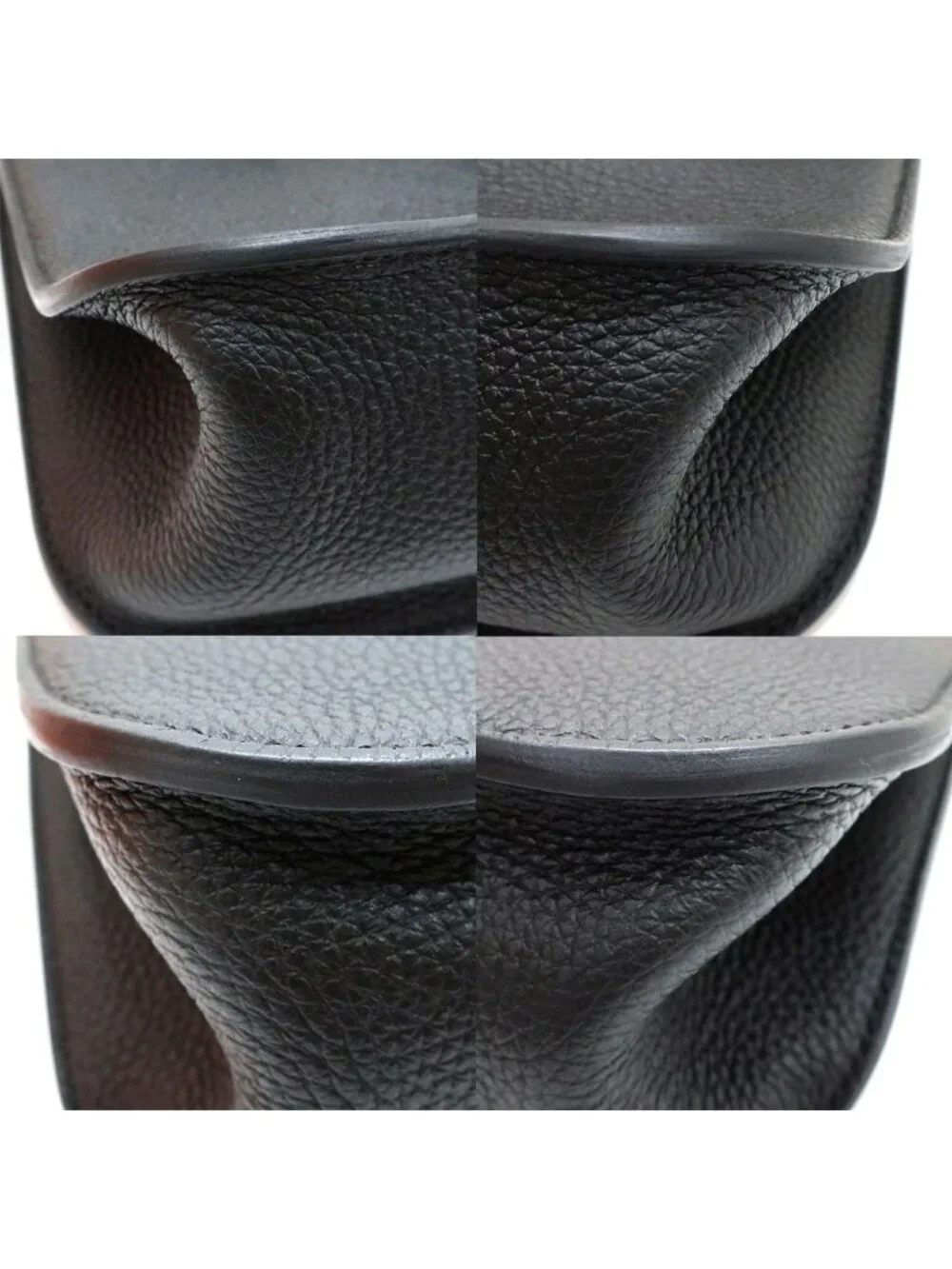 Hermes Heaven Halzan 31 Black Noir Bag Silver
